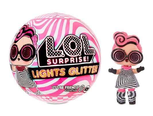 LOL Surprise! L.O.L Lights Glitter Doll - Unbox 8 Surprises with Black Light LATEST