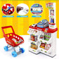 Supermarket Grocery Store Pretend Play Set with Cash Register - Jumbo Size (Assorted Colours)