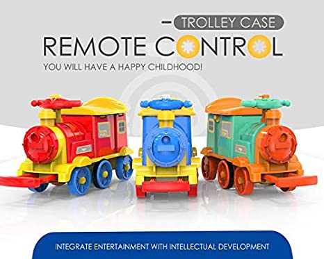 Royal Remote Control Ride On Train Trolley Case Kitchen Barbecue set (Multi-Color) (Big Size)