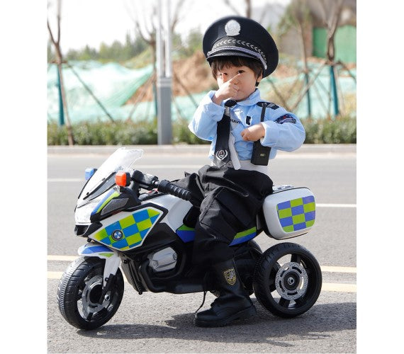 Police Bike For Kids Small Size, Model 608 - Kids Police Bike
