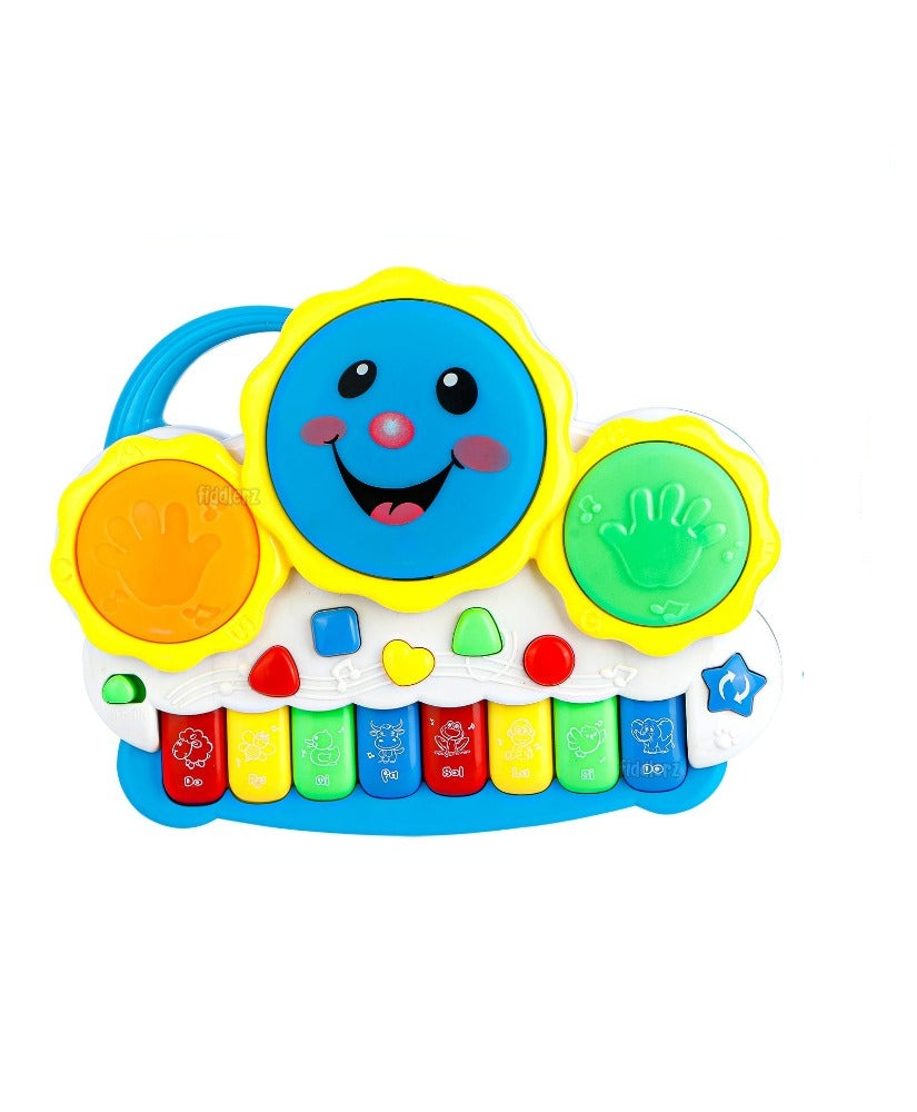 Drum Piano Musical Toy - Multicolor