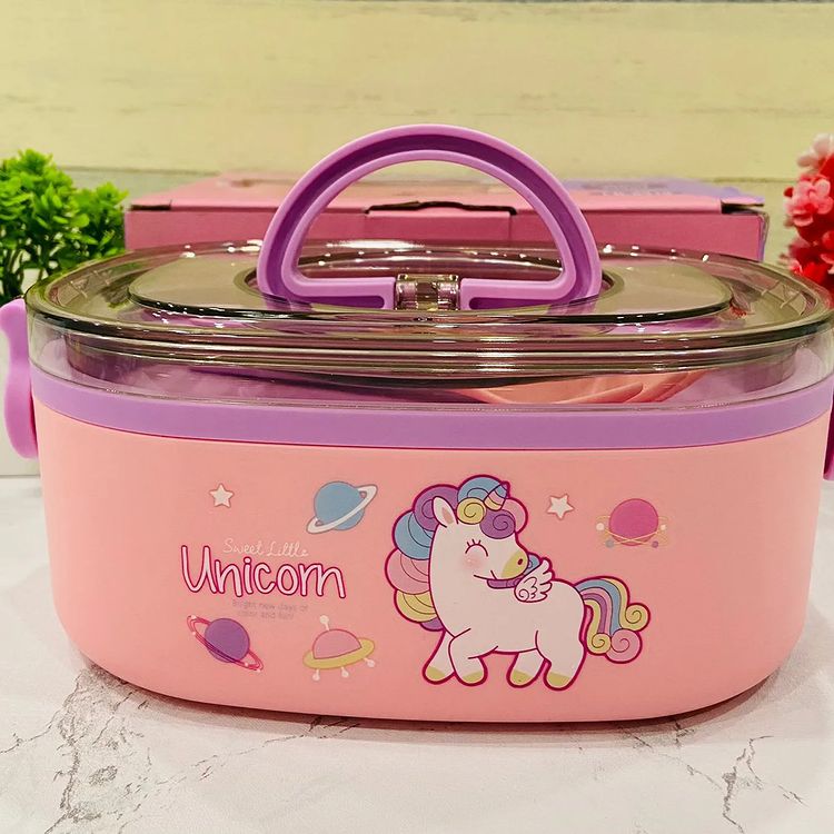 Unicorn / Dino Stainless Steel lunch Box