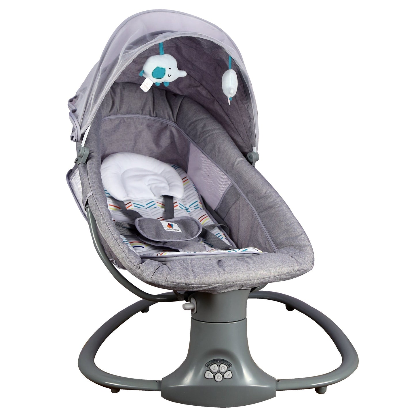 Automatic 3in1 Premium Swing Grey Multi-Function(New Born Baby 0+ to 36 months) Electric
