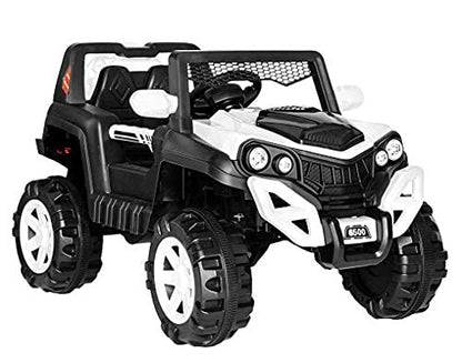 EMMA Renger 12V Rechargeable Battery Operated Ride on Jeep for Kids, 1 to 7 Years,