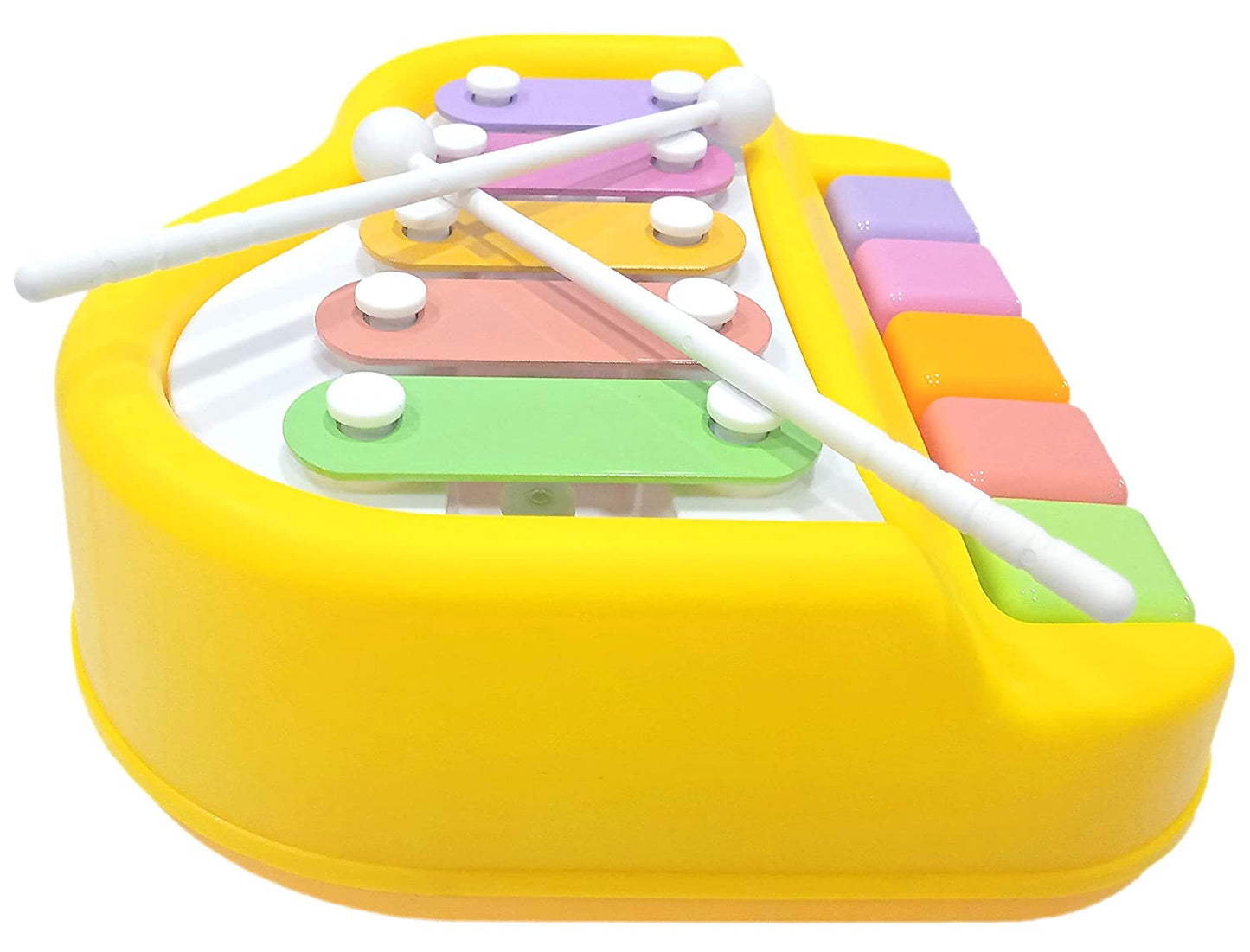 2 in 1 Xylophone and Piano Toy with Colorful Keys for Toddlers and Kids