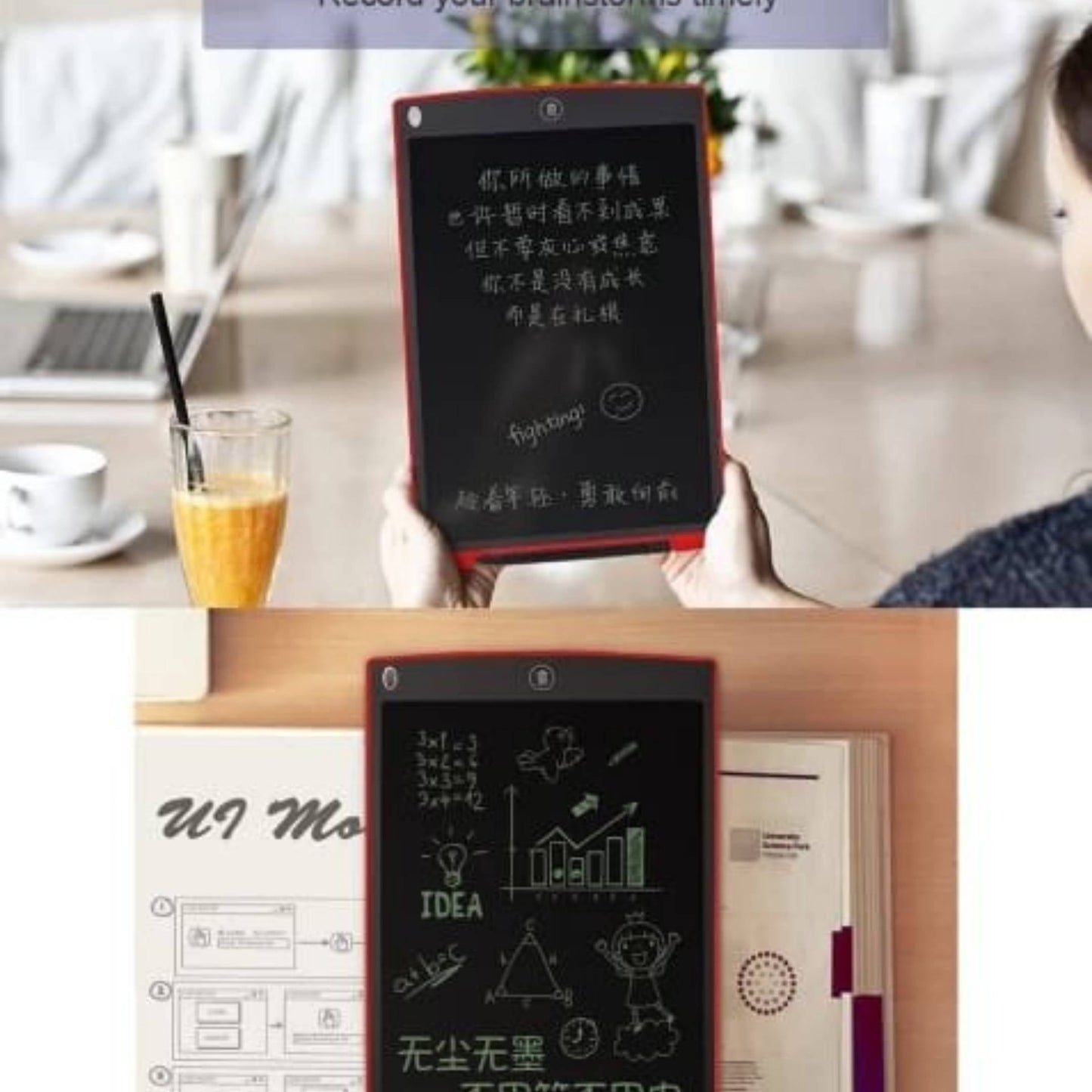 LCD Portable Writing Pad Tablet 8.5 Inch (Random Colour)