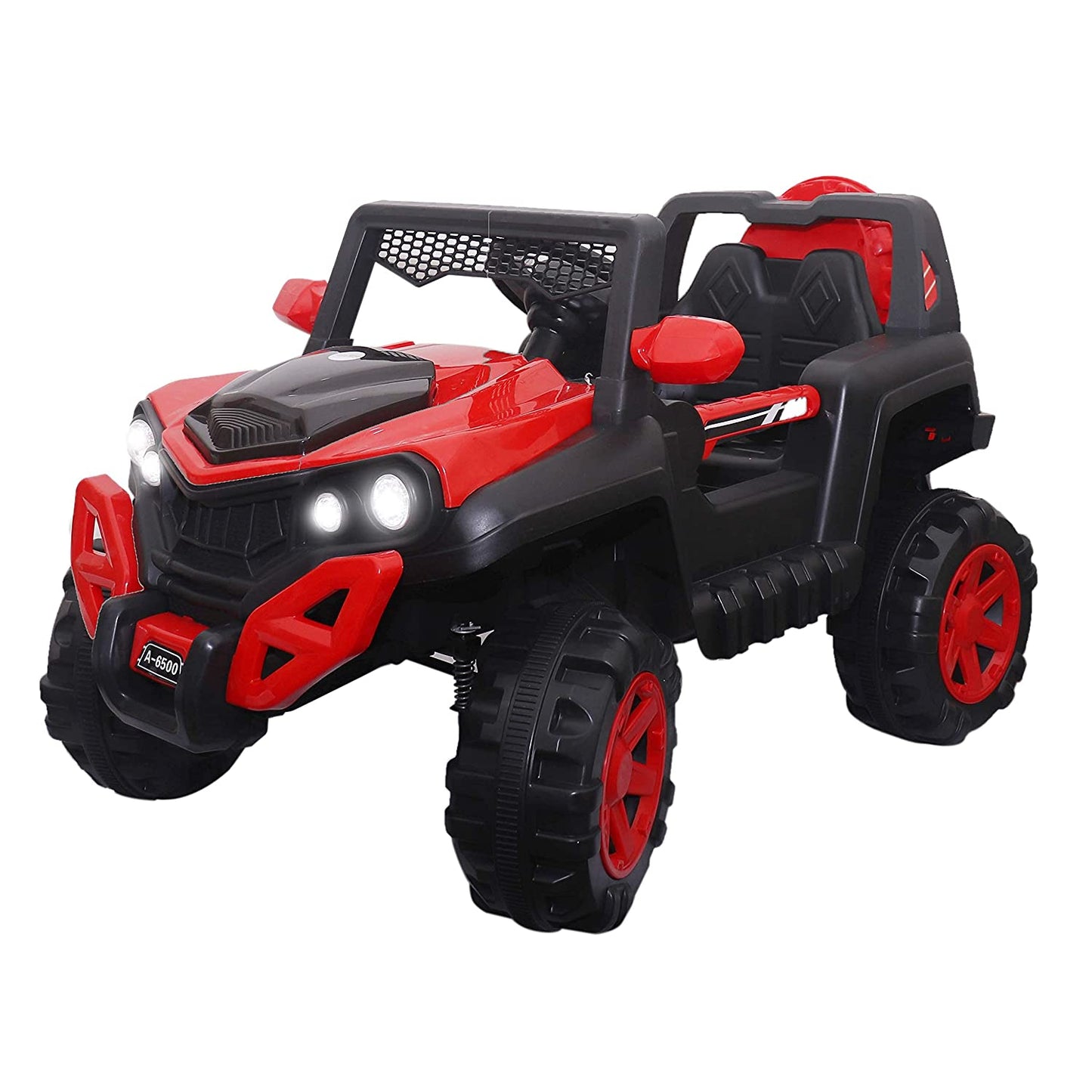 EMMA Renger 12V Rechargeable Battery Operated Ride on Jeep for Kids, 1 to 7 Years,