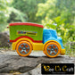 Cartoon Container Toy Truck (with Opening Back Cover)
