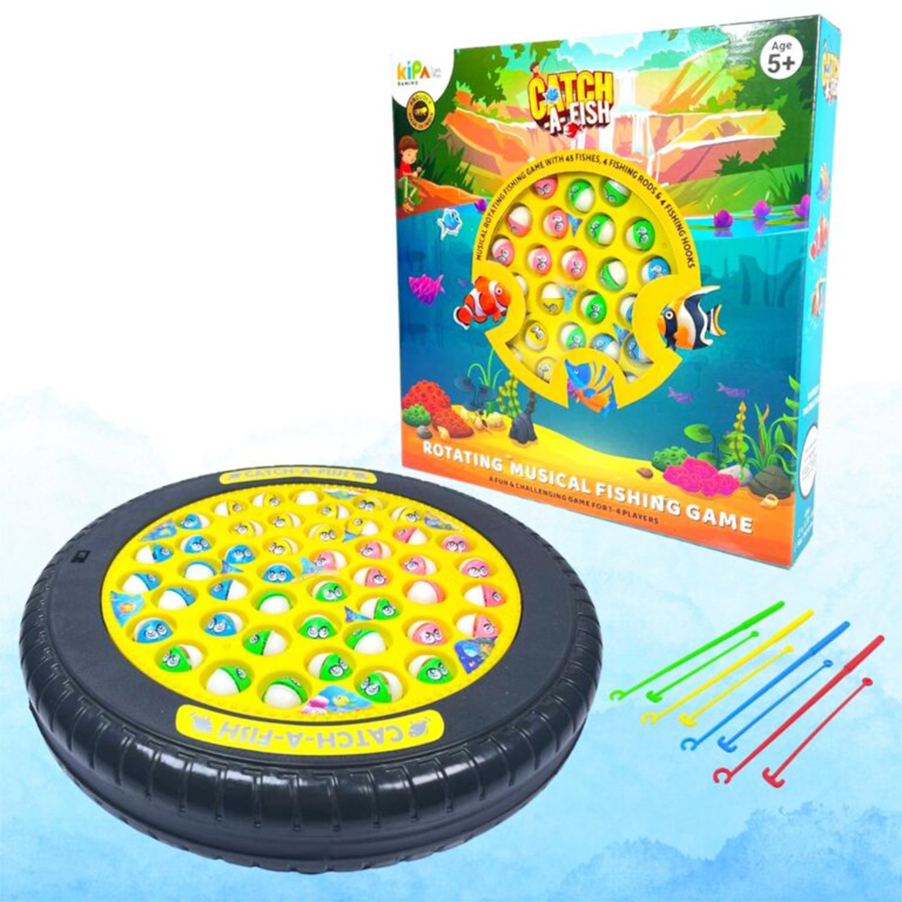 Catch A Fish Toy Musical Fishing Game (Active Play for Kids)