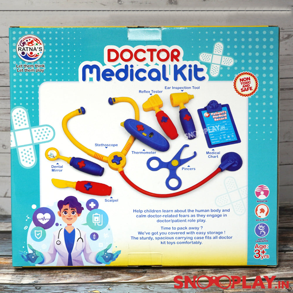 Doctor Medical Kit Suitcase Pretend Play Toy Set For Kids