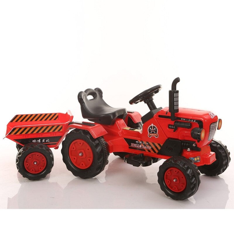 Brand New Battery Operated Red Ride on Tractor for Kids |  with Powerful Motor System