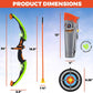 Glow light Led Archery Set with Targets, Suction Cup Arrows and Quiver