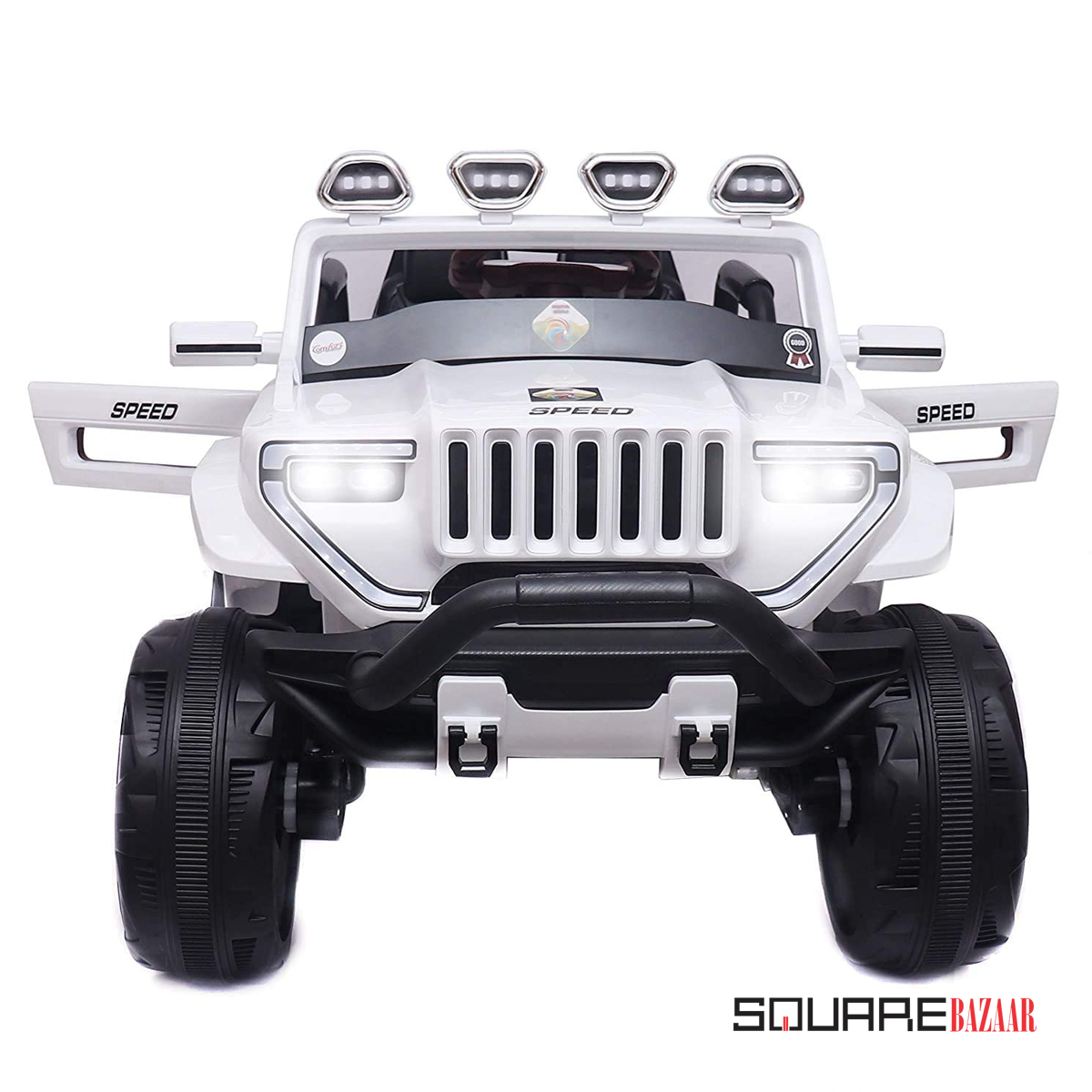 08 Speed 12V Rechargeable 4x4 Battery Operated Ride on Jeep - Red