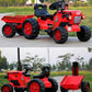 Brand New Battery Operated Red Ride on Tractor for Kids |  with Powerful Motor System