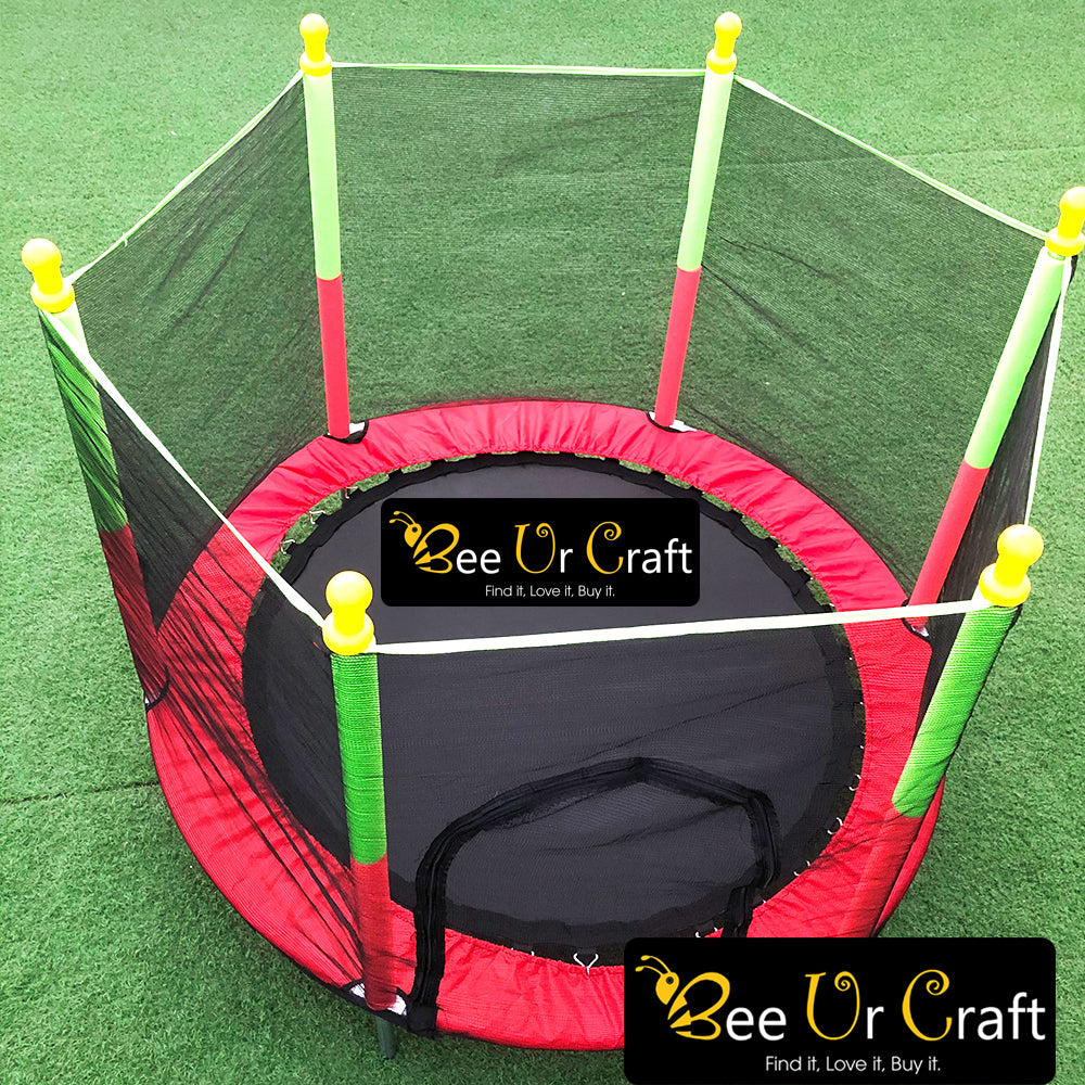 Trampoline For Kids (With Safety Net) - Cash on Delivery Not Available